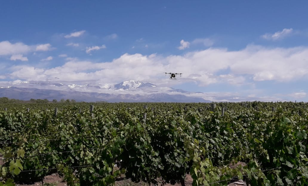 Campo de cultivo con tecnología de drones - Agri Star